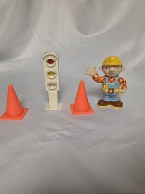 Bob The Builder Vintage Traffic Light And Cones